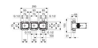 Oras 2219A Корпус смесителя для ванны и душа