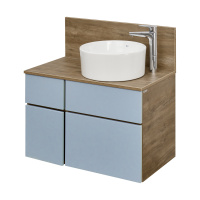 Тумба с раковиной Aquaton Мишель 80 1A2568K2MIDR0