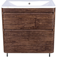 Тумба под раковину напольная Style Line Атлантика ЛС-00000665 коричневый