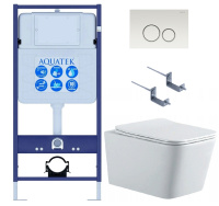 Комплект унитаза с инсталляцией  SET AQUATEK ЛИБРА N KDI15
