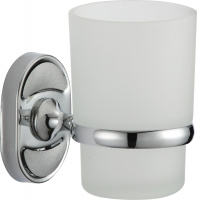 Стакан стеклянный с настенным держателем Savol 70 S S-007058