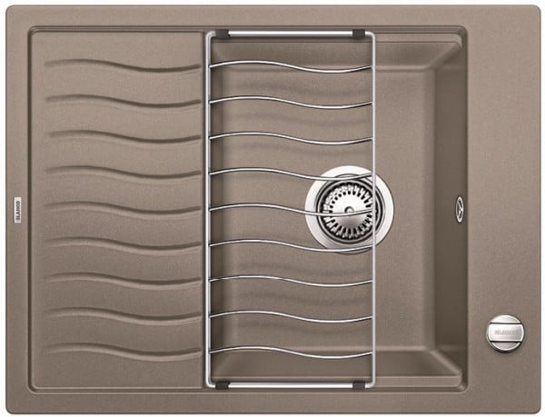 Мойка кухонная Blanco ELON 45S SILGRANIT PuraDur (серый беж), 524821