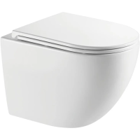 Унитаз подвесной безободковый Grossman  GR-4411SQC с сиденьем микролифт