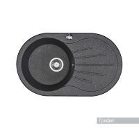 Кухонная мойка Aquaton Паола 1A714032PA210 графит