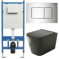 Комплект унитаза с инсталляцией Grossman Classic 97.4441BMS.04.10M с клавишей смыва