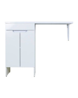 Тумба напольная с левой раковиной 120 см под стиральную машину Orange Sistema STD-120TUW+RAL  белый