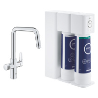 Комплект очистки воды по технологии обратного осмоса с минерализацией GROHE Blue Pure Eurosmart 30587000, хром