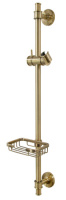Душевая стойка KAISER металл + мыльница (R-0092 Bronze)