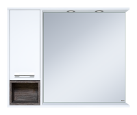 Зеркало-шкаф (98х80) Misty Фетта 100 левый П-Фет04100-011Л