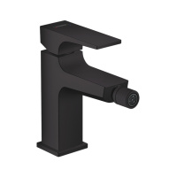 Смеситель для биде с донным клапаном Push-Open Hansgrohe Metropol 32520670 черный матовый
