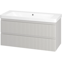 Тумба с раковиной 105 Brevita Victory УТ000024154 серый кашемир