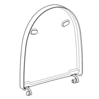 Крышка унитаза для Geberit AquaClean Mera, альпийский белый 243.211.11.1