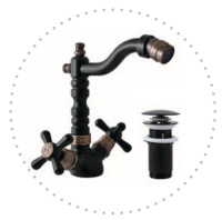 Смеситель для биде Rav Slezak Morava Retro MK321.5/9CMATSM