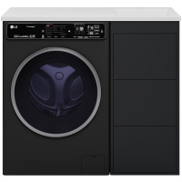 Тумба под стиральную машину Brevita Grafit 40 УТ000015695