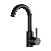 Смеситель для раковины AM.PM X-Joy S F85B02722, черный матовый