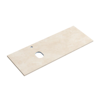 Столешница для ванной комнаты SANCOS 1200х460, цвет kreman,  TT120A2XL, левая