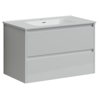 Тумба под раковину Sancos  Libra LB80W белый глянец