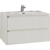 База под раковину подвесная BelBagno KRAFT 39-800/390-2C-SO-BO Bianco Opaco