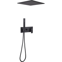 Душевой комплект ABBER Daheim AF8221B скрытого монтажа без излива, черный