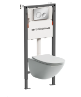 Комплект унитаза с инсталляцией Ceramicanova Balance/Mono CN1905_121001CH