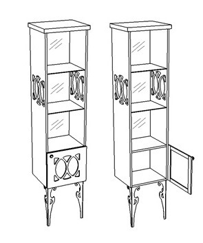 Пенал Corozo Таормина 40 SD-00000306