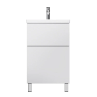 Тумба без раковины 50 см Am.Pm Gem M90FSX0502WG белый глянец