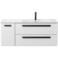 Тумба под раковину Cezares ECO-CER-N-1200-2C-1A-SO-BL-R Bianco Lucido без ручек