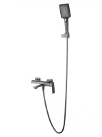 Смеситель для ванны с душем WONZON & WOGHAND DIAMOND, темный графит WW-88639011-BGM