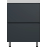 Тумба напольная без раковины 60 см Style Line Манхэттен ЛС-00002378 графит матовый