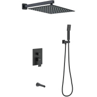 Душевая система Berges Wasserhaus Ventas 3S Black 073006