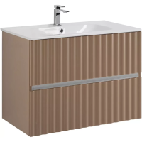 База под раковину Art&Max Еlegant AM-ELEGANT-800-2C-SO-CM-LED Капучино матовый