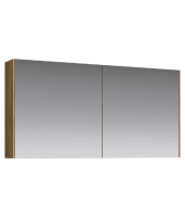 Зеркало-шкаф 120 см AQWELLA MOB0412+MOB0717DB