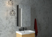 Зеркало-шкаф с подсветкой Art&Max LECCE AM-Lec-560-850-1D-R-DS-F-Nero