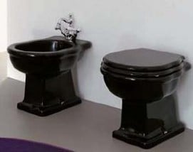 Биде напольное ArtCeram Hermitage черное, 1 отв, EE06V 03.00 (HEB002 03;00)