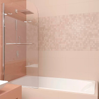 Шторка на ванну Veconi Palau PL-80, (80x150) PL80-80-01-19C1