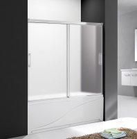 Душевая шторка на ванну CEZARES TANDEM-SOFT-VF-2-180/145-P-Cr