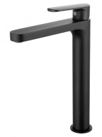 Смеситель для раковины высокий WONZON & WOGHAND, черный матовый WW-H1034-MB