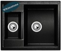 Кухонная мойка Whinstone ￼￼￼Гарда РИВА (C01) черный металлик 44544