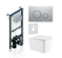 Комплект 3в1 Koller Pool Alcora ST 1200+TWIN Matt Chrome+KVADRO