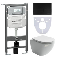 Комплект унитаза с инсталляцией Ceramicanova Metropol CN4002_1002B_1000