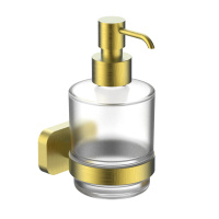 Дозатор мыла WONZON & WOGHAND GRAFFITY, брашированное золото WW-9333-BG