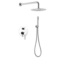 Душевой комплект ABBER Emotion AF8818 скрытого монтажа без излива, хром