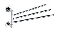 Тройной полотенцедержатель поворотный Bemeta Omega 104204112 Тройной полотенцедержатель поворотный Bemeta Omega 104204112