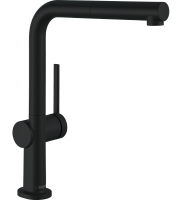 Кухонный смеситель Hansgrohe Talis M54 72809670, чёрный матовый