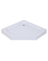 Акриловый поддон для душа (88х88) Agger A03-090TCR/T белый