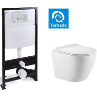 Комплект унитаза с инсталляцией SantiLine SL-5025+SL-01