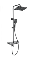 Душевая система с термостатом WONZON & WOGHAND, темный графит WW-B3099-A-BGG