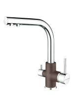 Смеситель для кухни с подключением к фильтру  Paulmark Essen Es213011-COCR