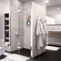 Душевая дверь (120х200) WasserKRAFT Aller 10H05LWHITE