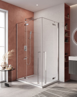 Душевой уголок (120х90) CEZARES LINER LINER-AH-2-120/90-C-Cr-L